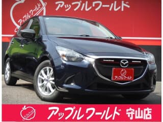 マツダの デミオの中古車 with 5 seats and color ディープクリスタルブルーマイカ