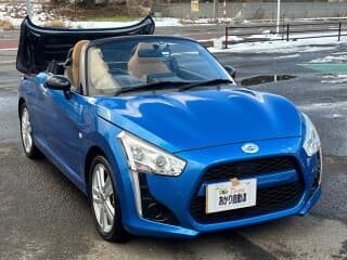 ダイハツの コペンの中古車 with 2 seats and color クリアブルークリスタルメタリック