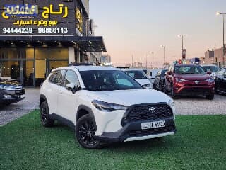تويوتا كورولا كروس موديل 2022 ماكينة 1800 سي عداد 43 ألف شرط الفحص