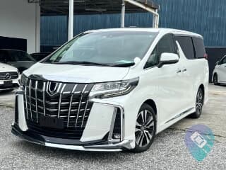 2019 Toyota Alphard 2.5 s c 3 led headlamp, sunroof, power boot, pre-crash lda, full leather pilot seat, electric & memory seat, roof monitor, reverse