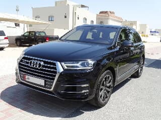 Audi Q7 45 TFSI Quattro Black 2017 For Sale in Qatar